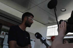 Yasin Hansye, le 25 juin 2024 au Tribunal Judiciaire de Senlis dans l’Oise © Le Factuel / OMFP