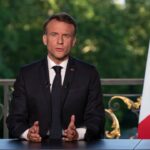 Emmanuel Macronn, le 9 juin 2024, a annoncé la dissolution de l'Assemblée nationale / Elysée