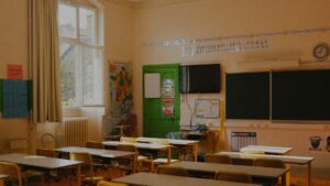 Salle de classe d'une école maternelle (illustration) / © Camille Lemiale