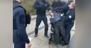 Capture d'écran d'une vidéo publiée ce mardi 11 mars sur « X » montrant la scène © DR