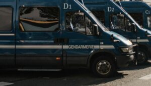Camions de la gendarmerie (illustration)