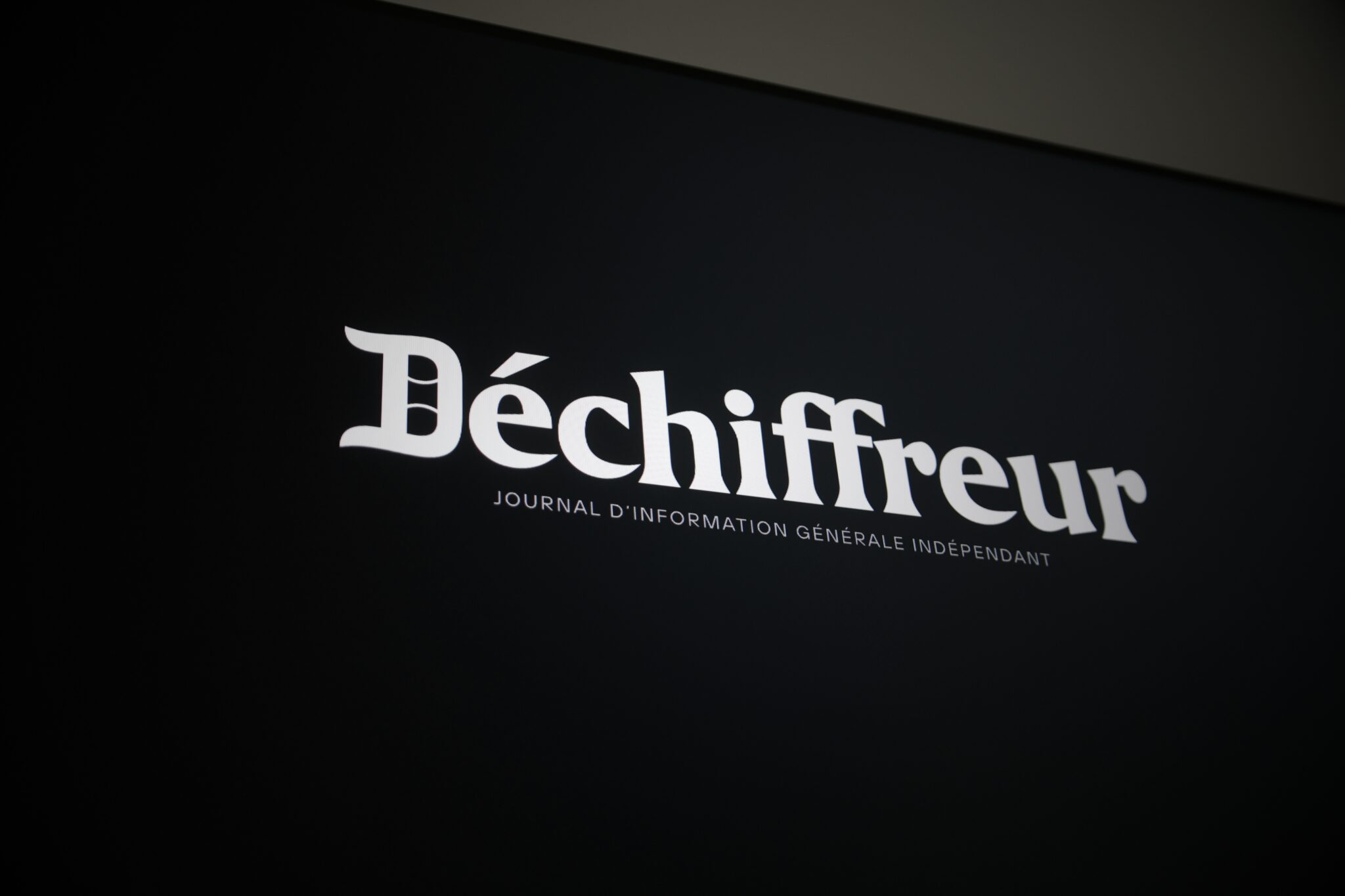 Mur de Déchiffreur, nouveau média d'information générale indépendant