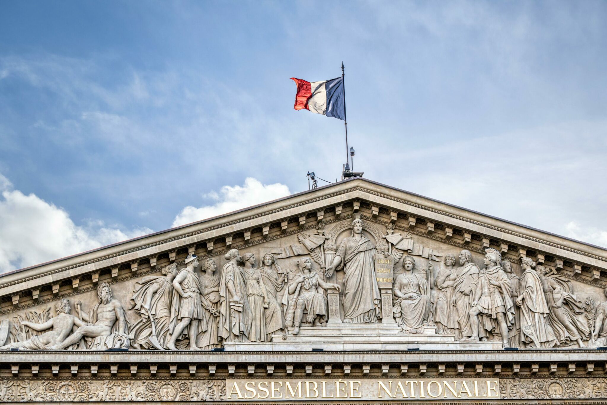 Assemblée Nationale , Paris, France (illustration)