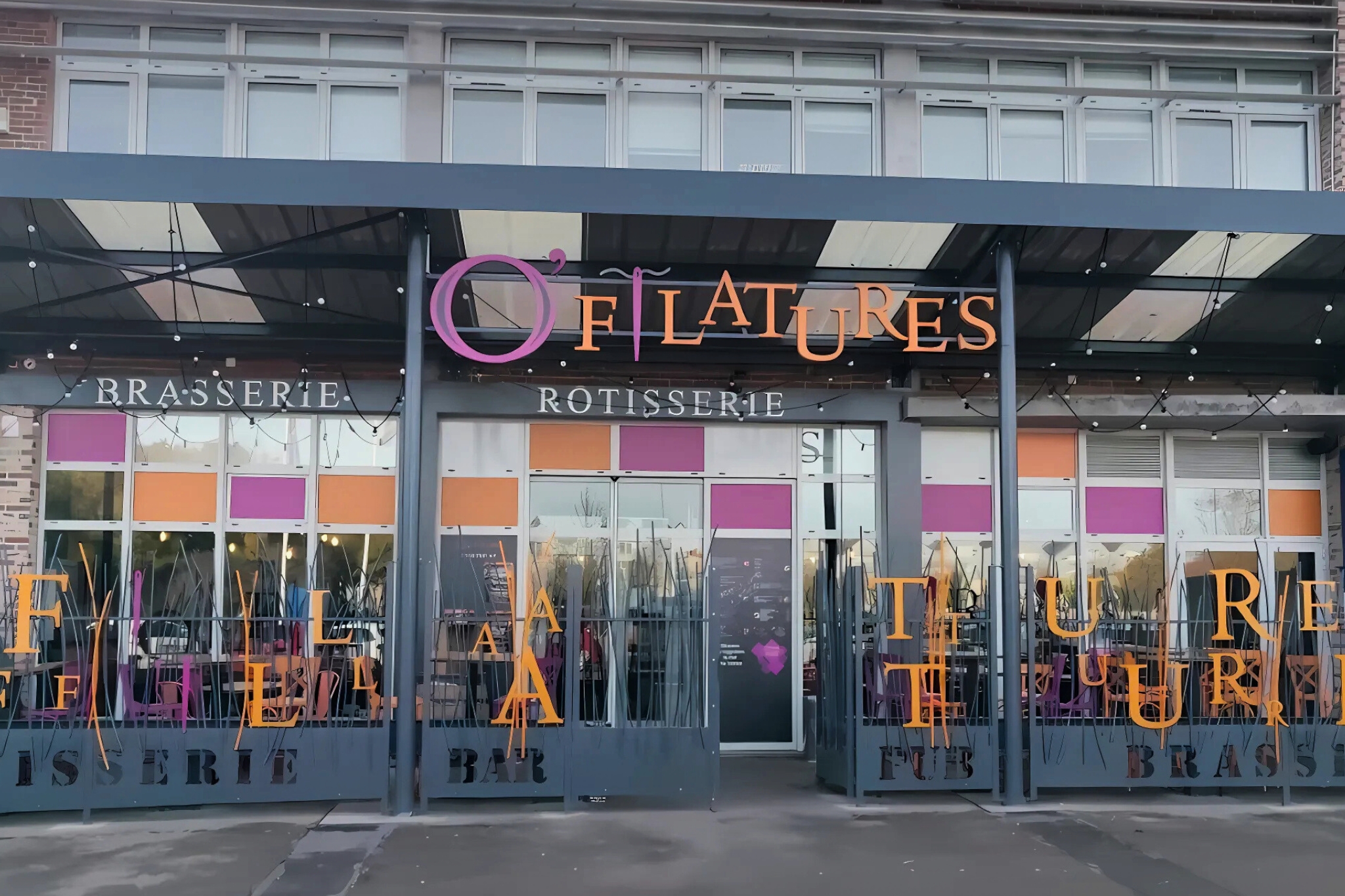 Le bar-restaurant « O'Filatures » à Beauvais dans l'Oise © DECHIFFREUR / DR