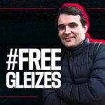 Visuel de la campagne demandant la libération du journaliste français Christophe Gleizes, emprisonné en Algérie © Reporters Sans Frontières / DR