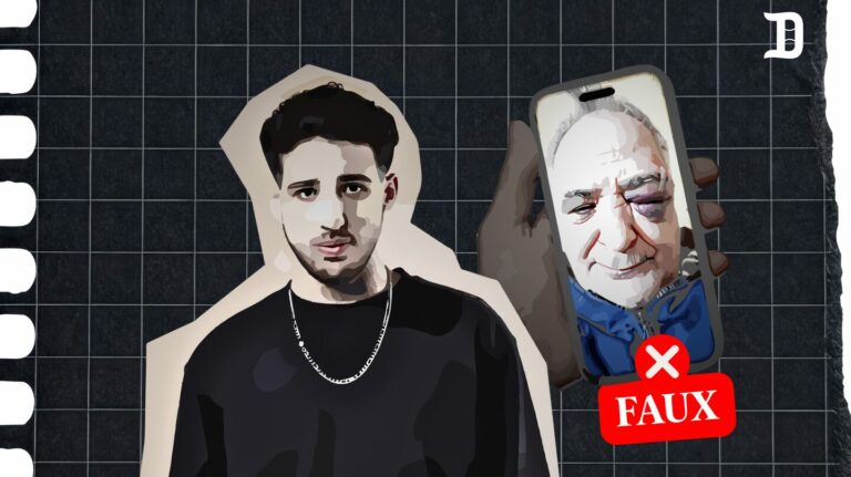 L’agression du père d’Ethan Berrebi en octobre 2023 est fausse © DECHIFFREUR / DA