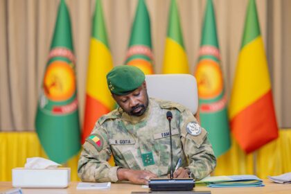 Le chef de la junte malienne, le colonel Assimi Goïta © PRÉSIDENCE DU MALI