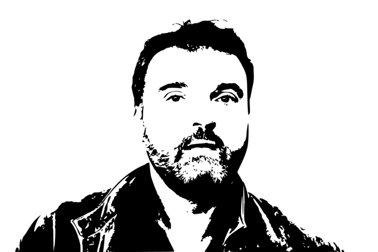 Dessin du Docteur Frédéric Péchier, mis en examen en 2017 et 2019 pour des empoisonnements présumés, s'ouvre ce lundi. © DECHIFFREUR/DA