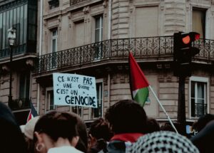 Manifestation en soutien au peuple palestinien, à Paris, le 1er Juin 2024 © EMMA CHHB / PXL
