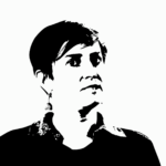 Dessin de la journaliste Ariane Lavrilleux, ayant rejoint le média d'investigation Disclose en 2024 © DECHIFFREUR / DA