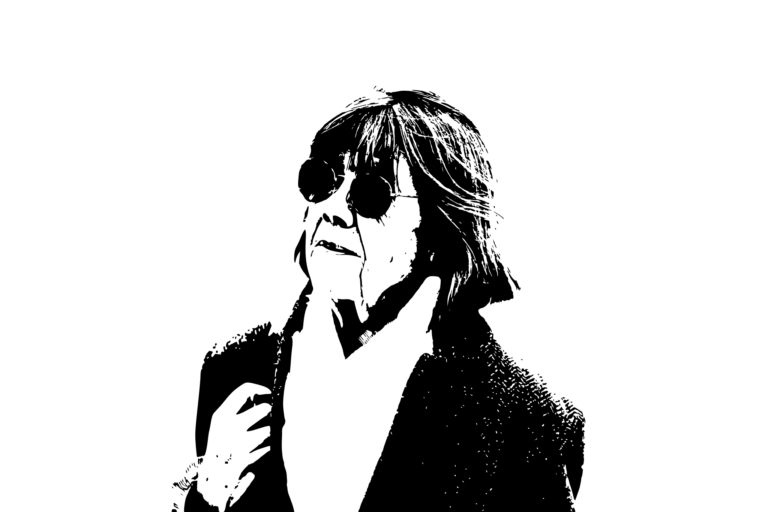 Dessin de Gisèle Pelicot arrivant au Tribunal © DECHIFFREUR/DA