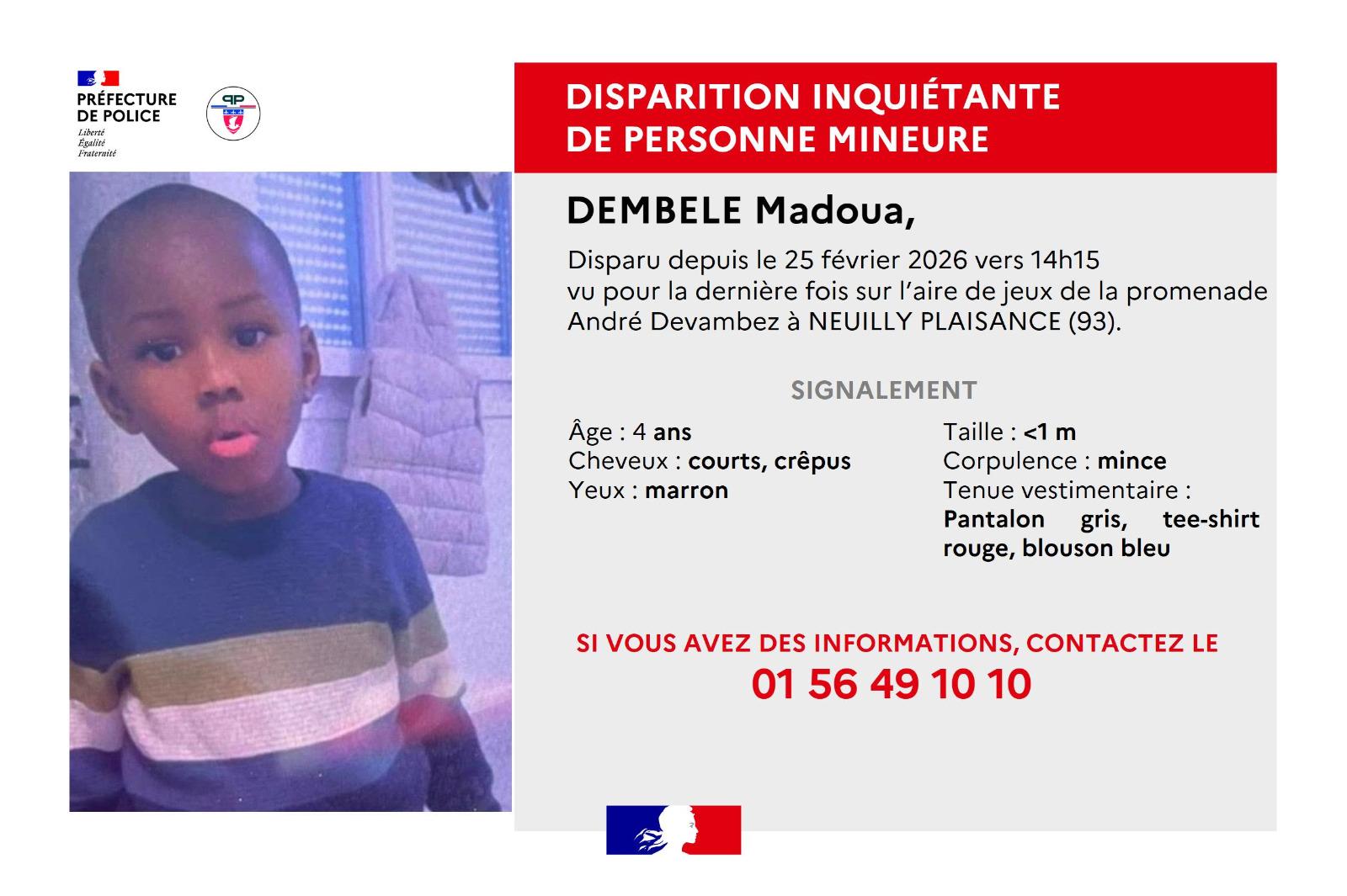 Disparition de Madoua : d’importantes recherches menées à Neuilly-Plaisance 2
