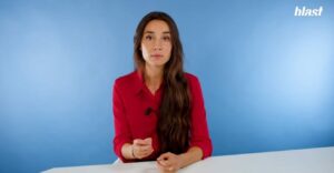 La journaliste Salomé Saqué © BLAST, LE SOUFFLE DE L'INFO / YT