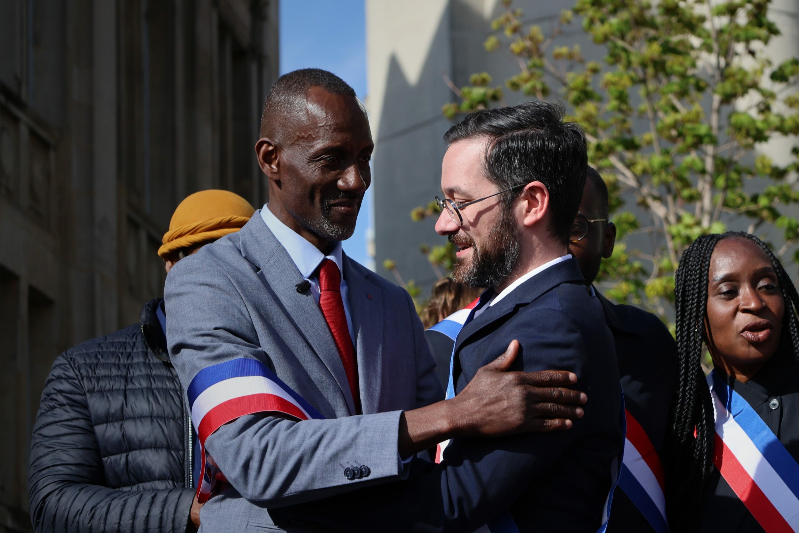 À Saint-Denis, plusieurs milliers de personnes rassemblées contre le racisme autour du maire Bally Bagayoko 12