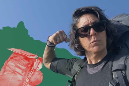 L’isarienne Rahnia Abla relie Beauvais à Alger après plus de 1 000 kilomètres de marche contre le cancer © PHOTOMONTAGE AVEC ARCHIVES PERSONNELLES