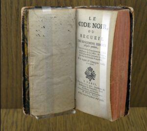 Exemplaire du Code noir édité en 1742, musée d'histoire de Nantes. © CC-3.0 / WIKIMEDIA