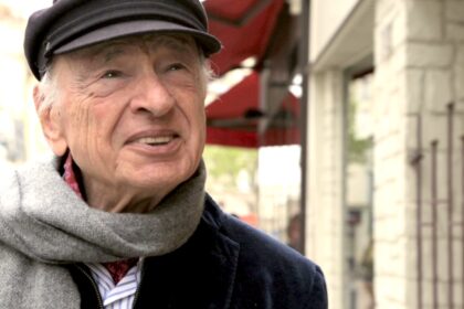 Edgar Morin sur le tournage de Edgar Morin, Chronique d'un regard. © WIKIMEDIA / CC BY-SA 4.0