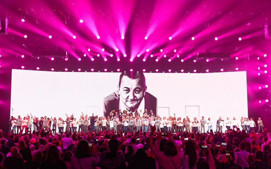 Les Enfoir&eacute;s, On A 35 Ans, A L&rsquo;arkena Arena A Bordeaux le 20 Janvier 2024. &copy; SYLVIE GROSBOIS / GASTON BERGERET / RESTOS DU COEUR