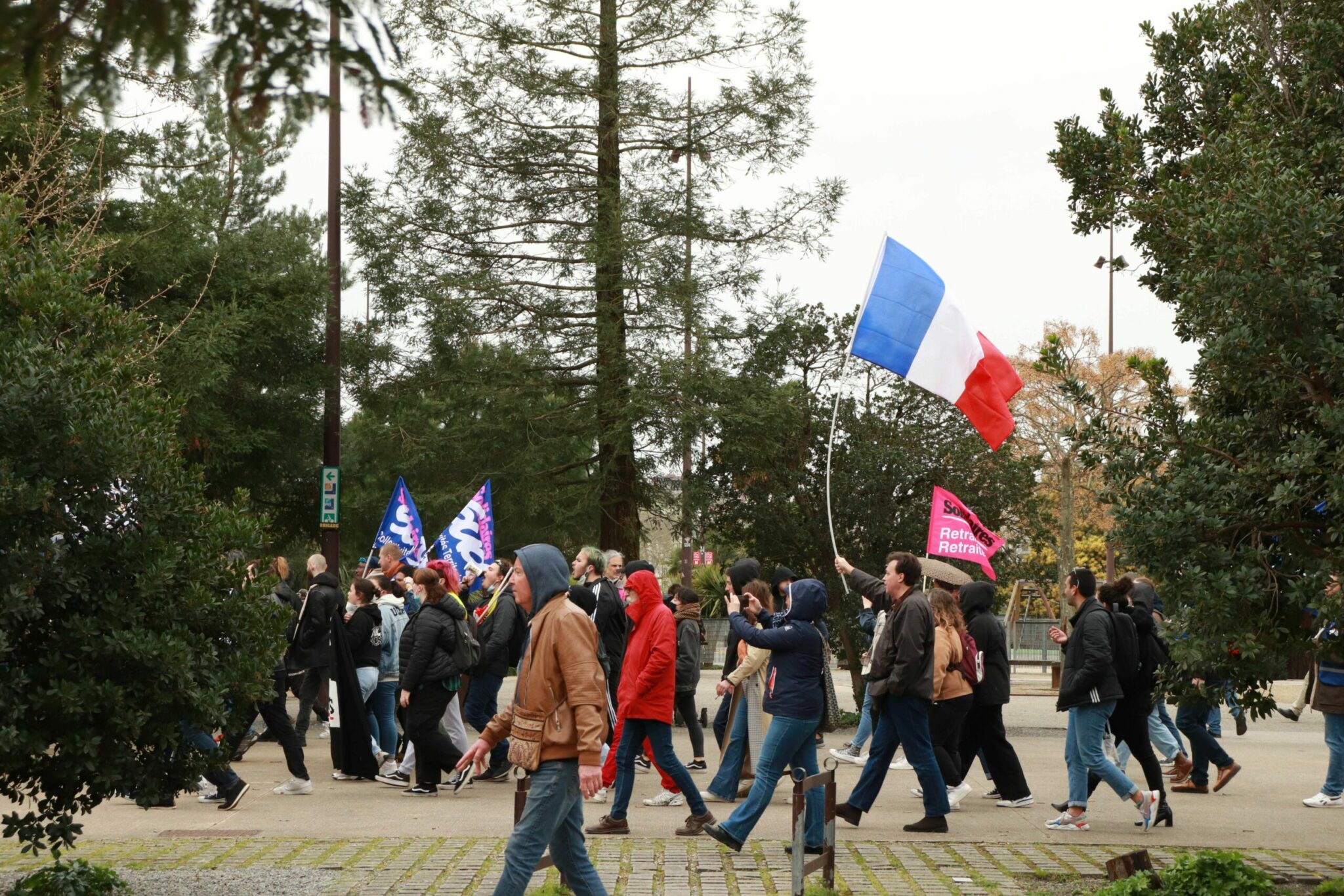 Manifestation contre la r&eacute;forme des retraite en mars 2023 &copy; PAUL GOURMAUD / PXL