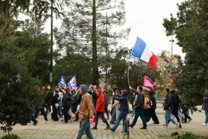 Manifestation contre la réforme des retraite en mars 2023 © PAUL GOURMAUD / PXL