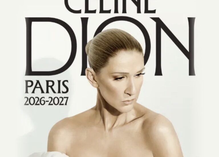 Affiche promotionnelle de la tournée 2026-2027 de Céline Dion © CAPTURE D’ÉCRAN SITE CELINEDION.COM / DR